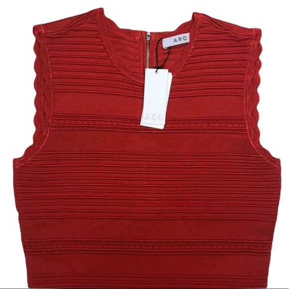 ARC Chloe Bodycon Dress Red Size Medium NWT - Picture 11 of 17